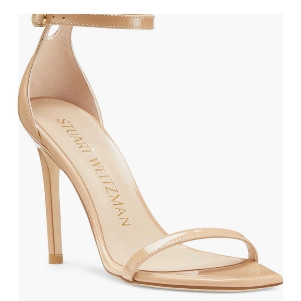 Stuart Weitzman Women's Beige High Heel Sandals